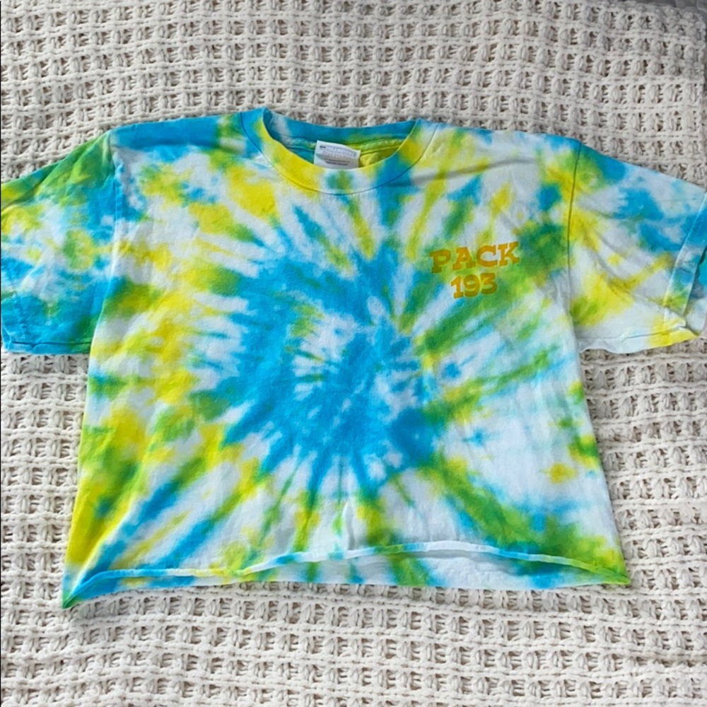 Cute tie-dye crop top(not brandy)